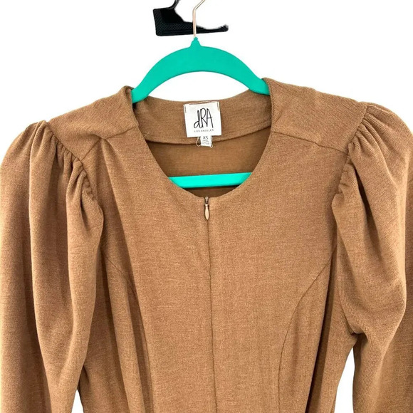 dRA Los Angeles Hyde Jumpsuit Mocha Brown Tan Long Sleeve Size‎ XS - Picture 3 of 13